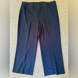 Jones New York Women’s Navy Blue Stretch Knit Dress Pants — Size 16S